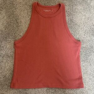 Abercrombie Ribbed Racer Tank Top